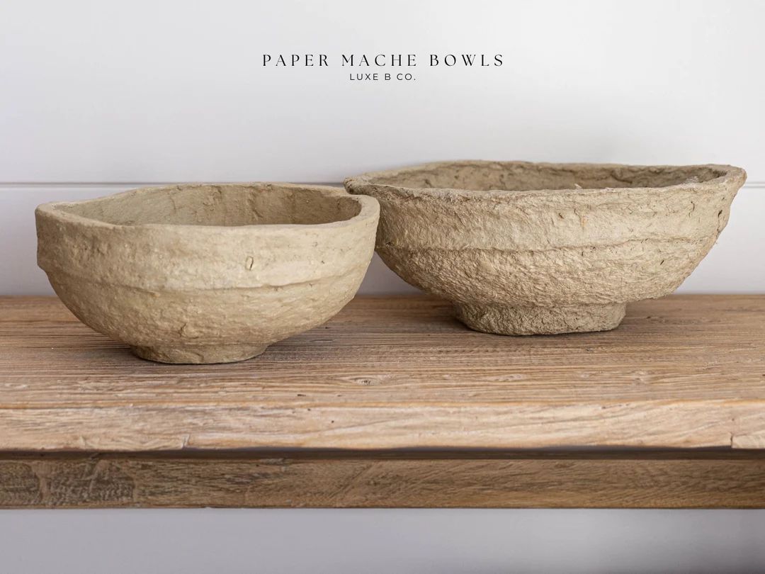 Paper Mache Bowl | Etsy (US)