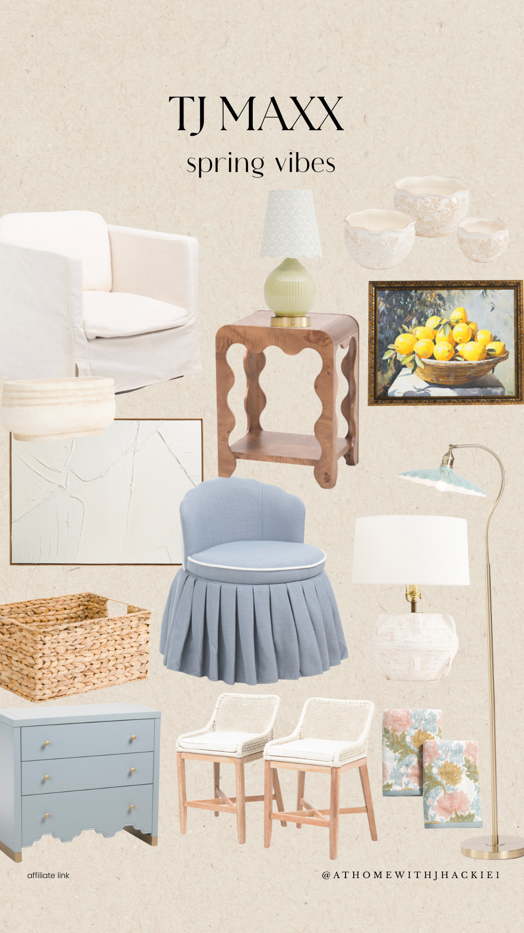 TJ MAXX – Spring Vibes, tj maxx home decor, spring home decor finds, affordable spring decor, neutral spring home, soft blue home decor, organic modern spring, sculptural furniture decor, pastel spring decor, spring living room decor, tj maxx furniture finds, spring accent chairs, textured home decor, light wood spring decor, cozy spring interiors 

 

#LTKSeasonal #LTKHome