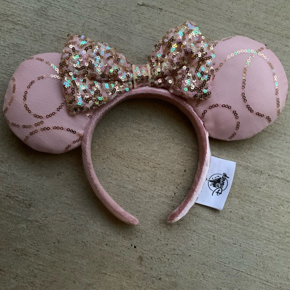 Bibbidi Bobbidi Boutique Millennial Pink Rose Gold Disney Ears | Poshmark