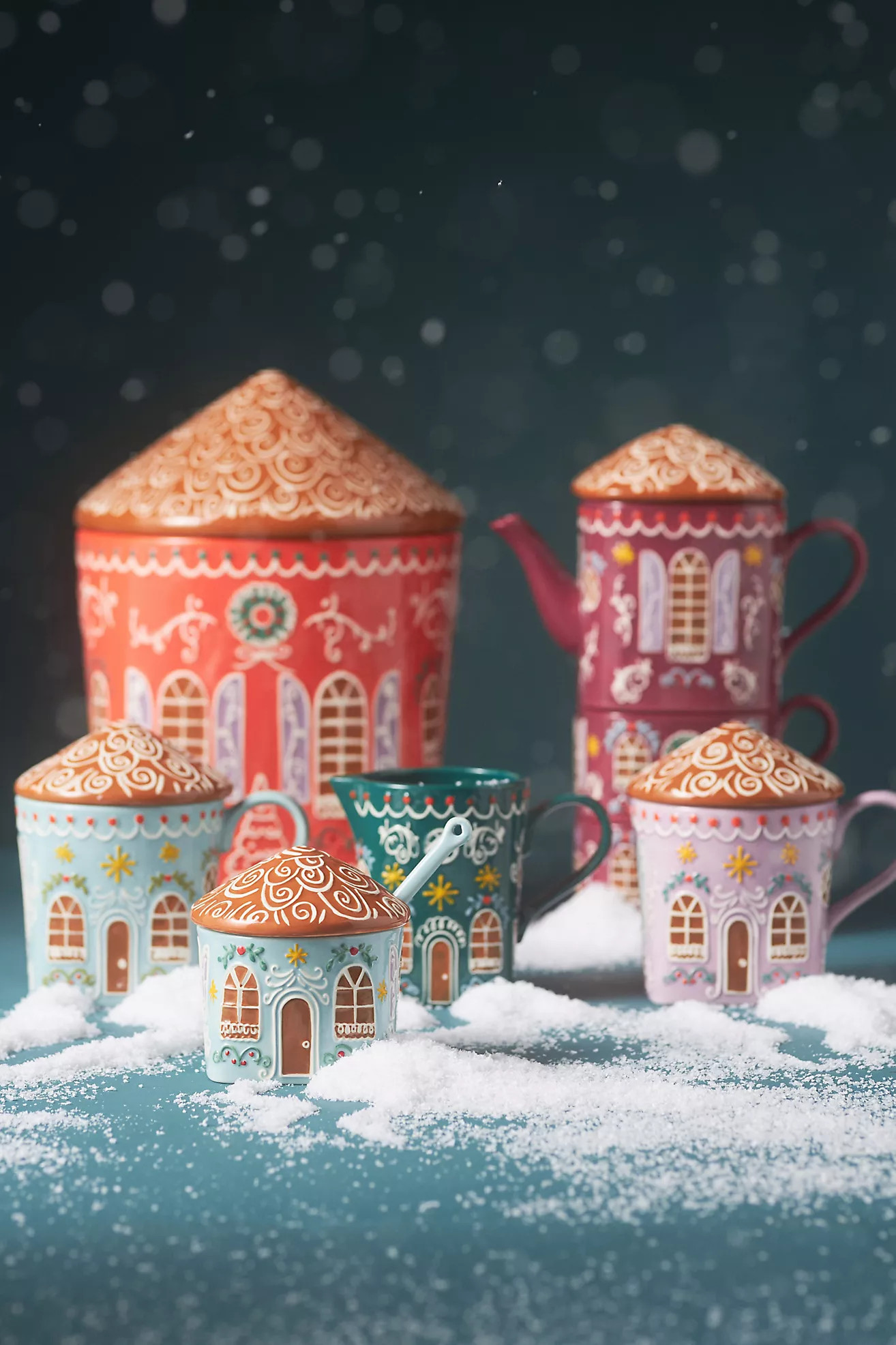 Ginger Ceramic Stoneware Sugar Bowl | Anthropologie (US)