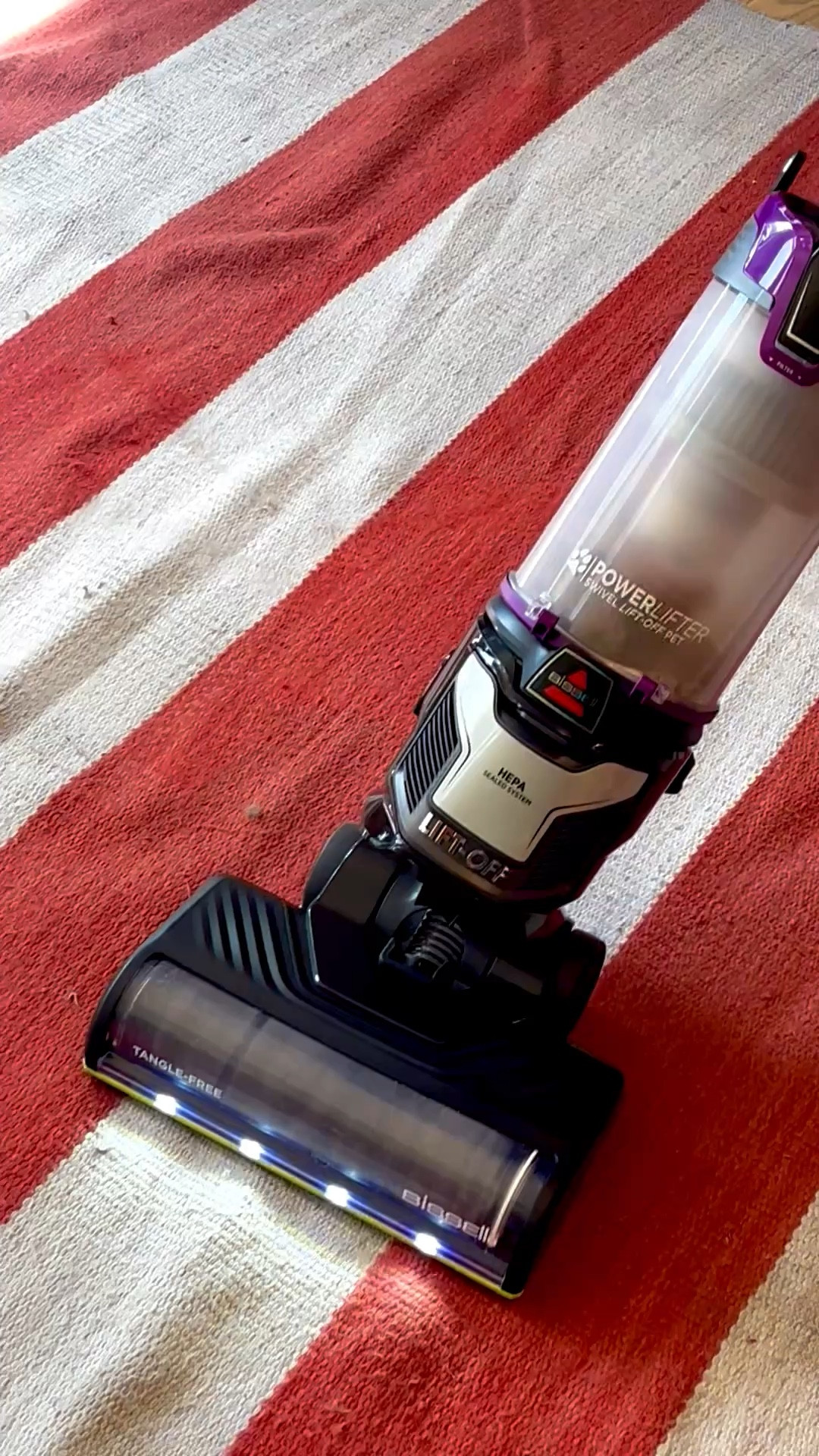 “This is what I used to bring that $50 thrifted rug back to life 😬✨

I didn’t expect it to pull up that much… but it completely changed the rug.

This vacuum seriously works better than others I've paid way more for!  It's linked here👍

#LTKdayinmylife #LTKHome #LTKSeasonal