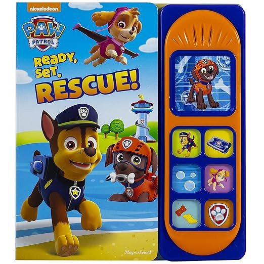 Nickelodeon Paw Patrol Chase, Skye, Marshall, & More. Ready, Set, Rescue - Sound Board Book - PI ... | Amazon (US)