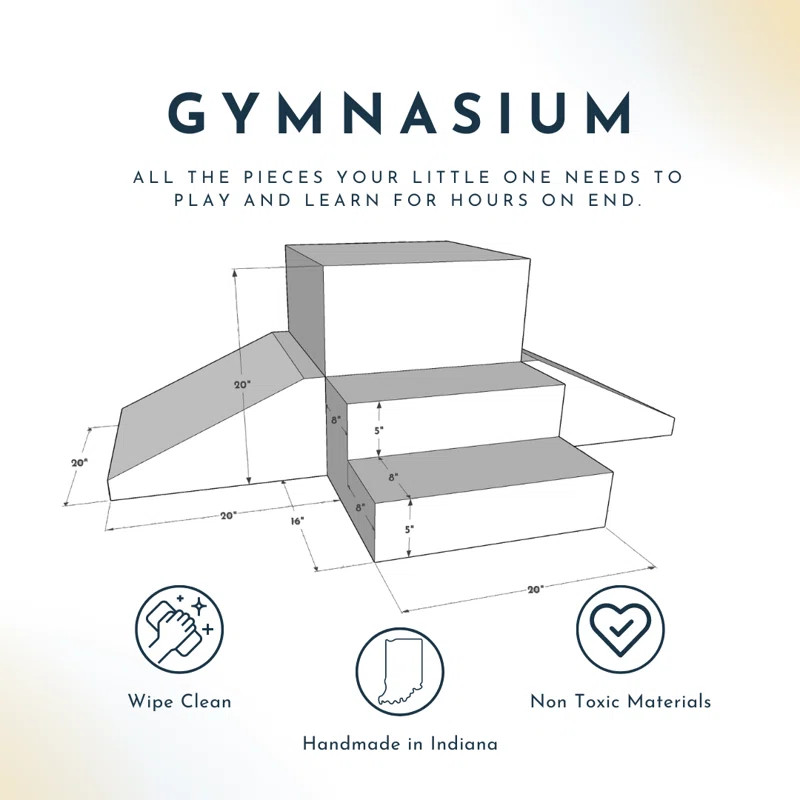 Foamnasium Gymnasium 4-Piece Soft Play Set | Wayfair North America