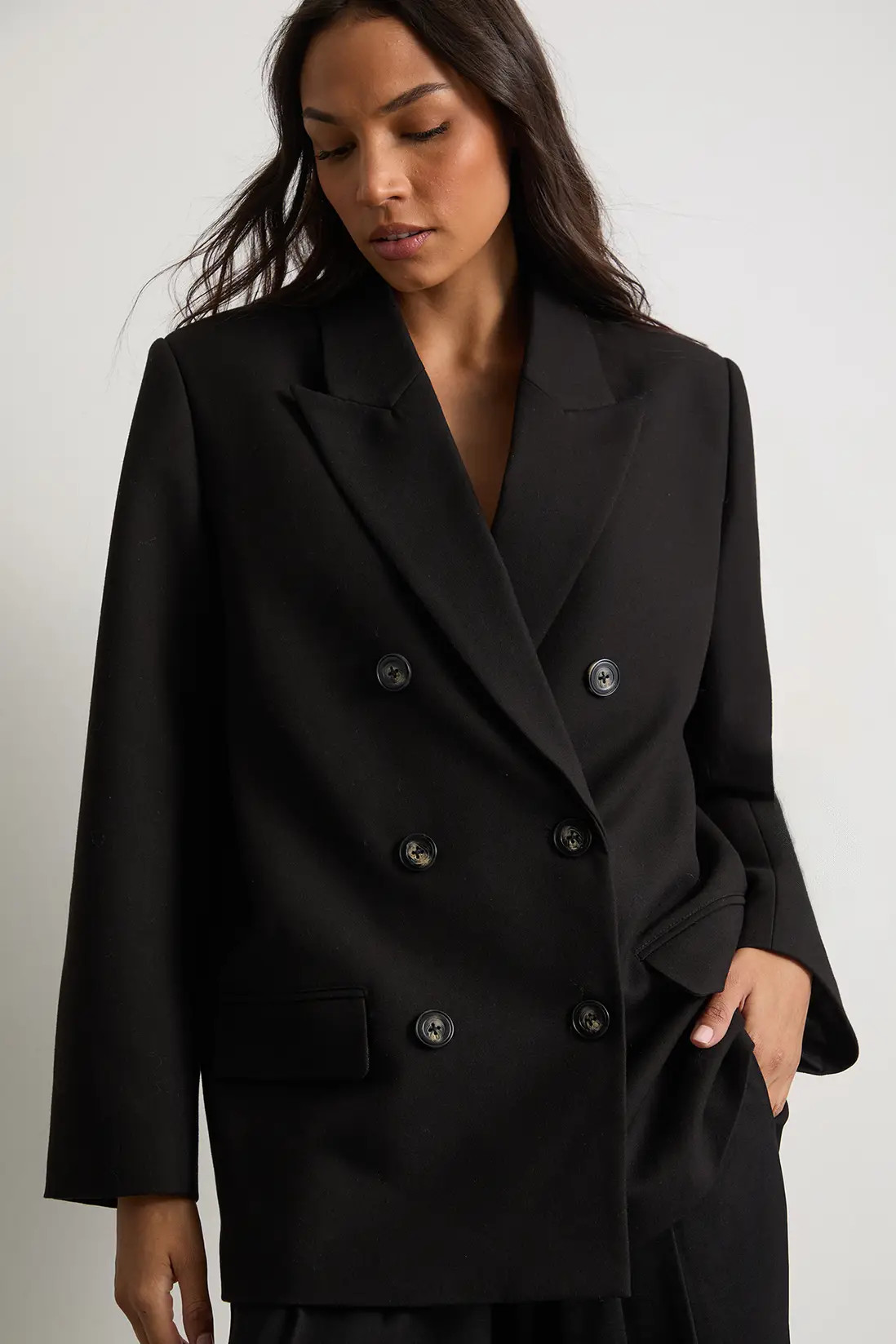 Jackets & Coats | Premium Double Breasted Blazer | Warehouse | Debenhams UK