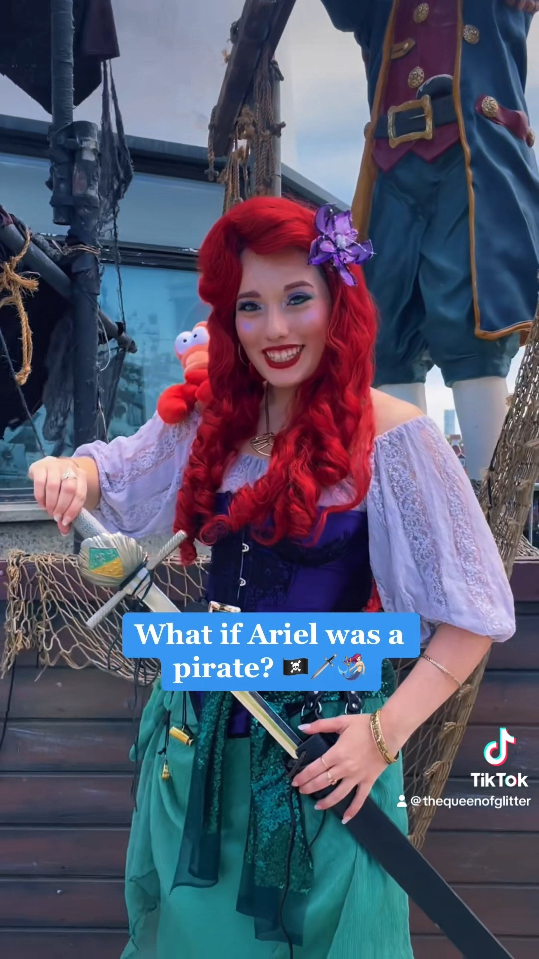 I love reimagined Disney princesses! Mermaidcore and piratecore vibes here only. This is a very easy costume to put together. I’d love to see someone do this for Halloween! 🧜🏻‍♀️🎃✨

#LTKSeasonal #LTKHalloween #LTKparties