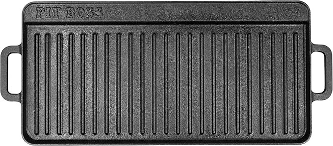 Pit Boss 14”x28” Cast Iron Griddle - 68008 | Amazon (US)
