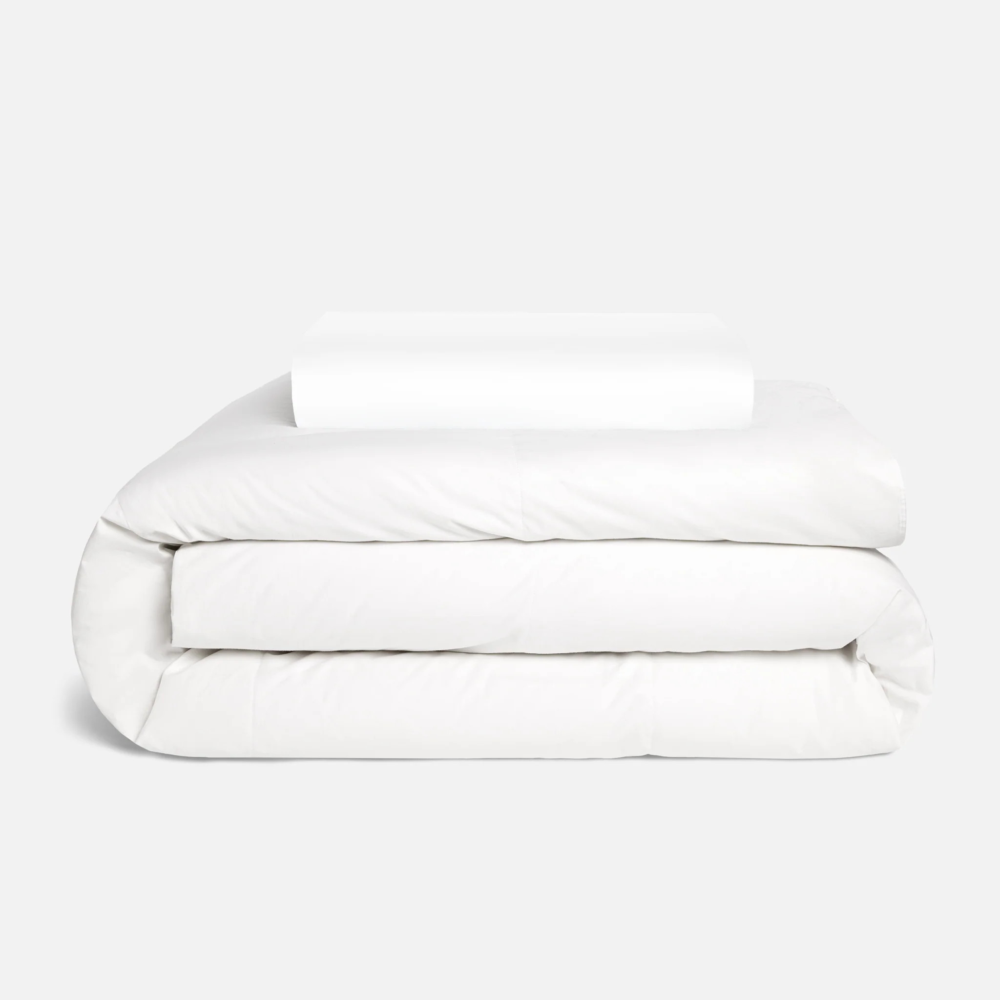 Brooklinen Washed Classic Percale Duvet Bundle in Stone | Brooklinen