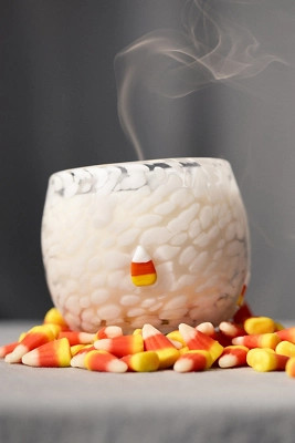 Mystic Confetti Icon Candy Corn Glass Candle | Anthropologie (US)