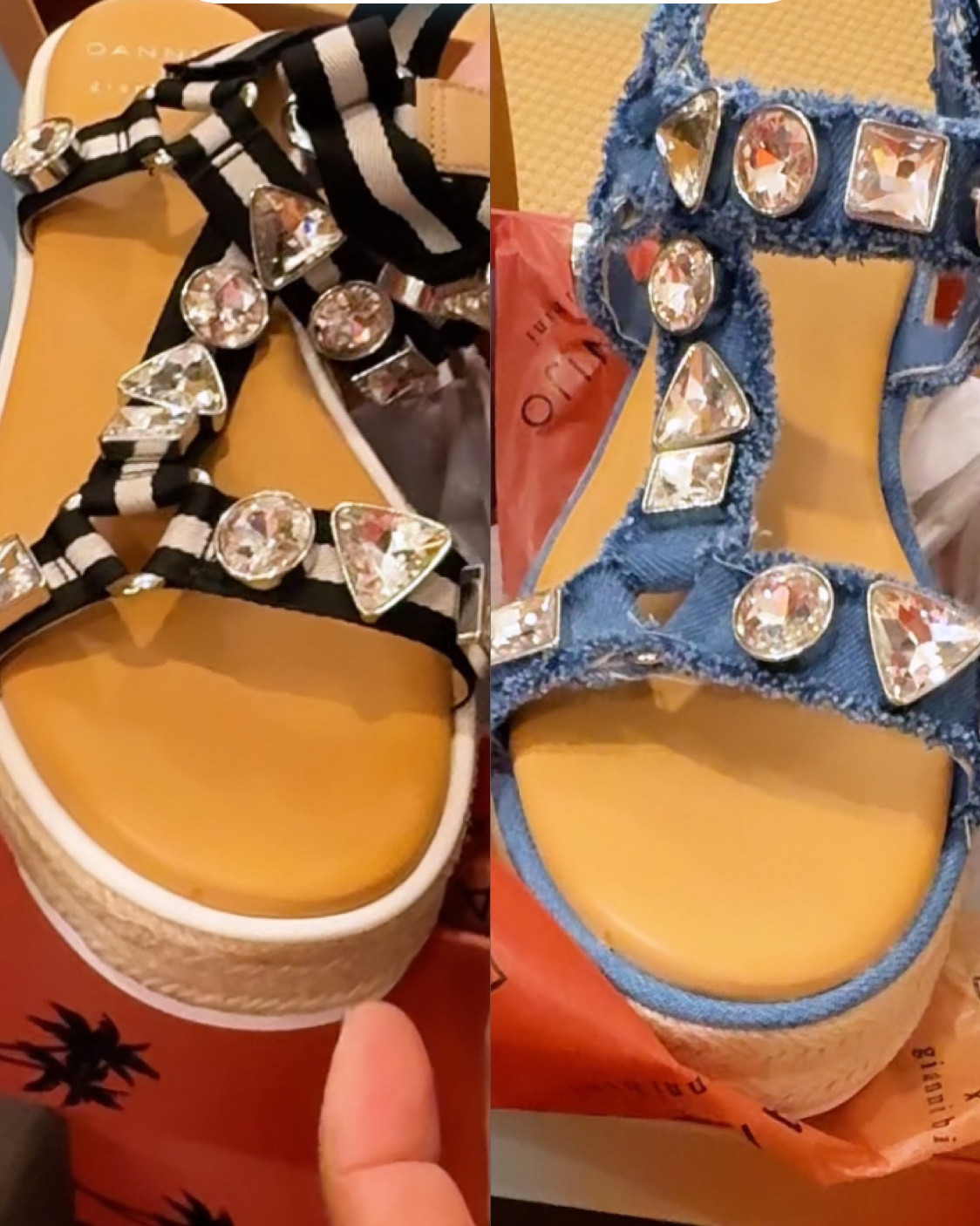 Chic new espadrille platform sandals from the DANNIJO x Gianni Bini collection that dropped at Dillard’s today!!

Sized up half to 8.5 in both!

#LTKStyleTip #LTKSeasonal #LTKShoeCrush