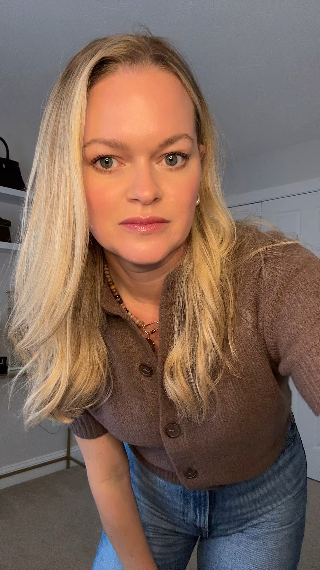 Small sweater
28 jeans
7 sneakers - they run small, usually an 8 in regular sneakers

#LTKFindsUnder50 #LTKShoeCrush #LTKStyleTip