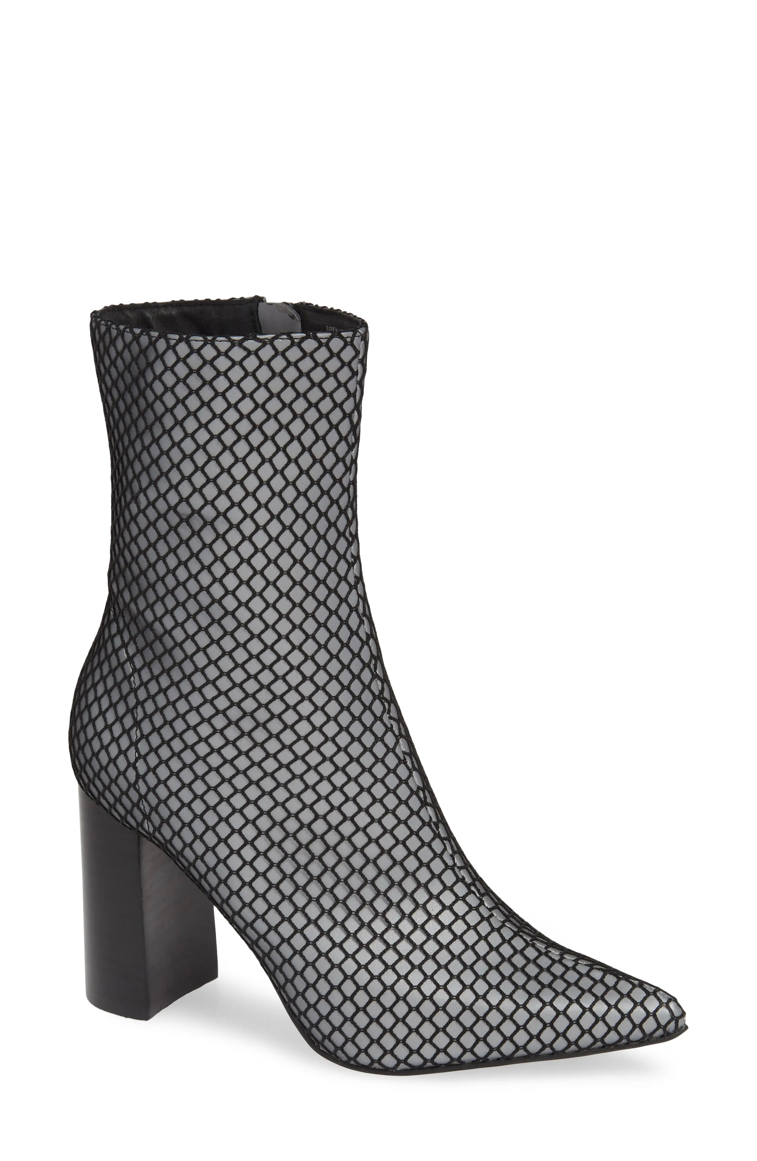 Women's Jeffrey Campbell Siren Mesh Wrapped Bootie | Nordstrom