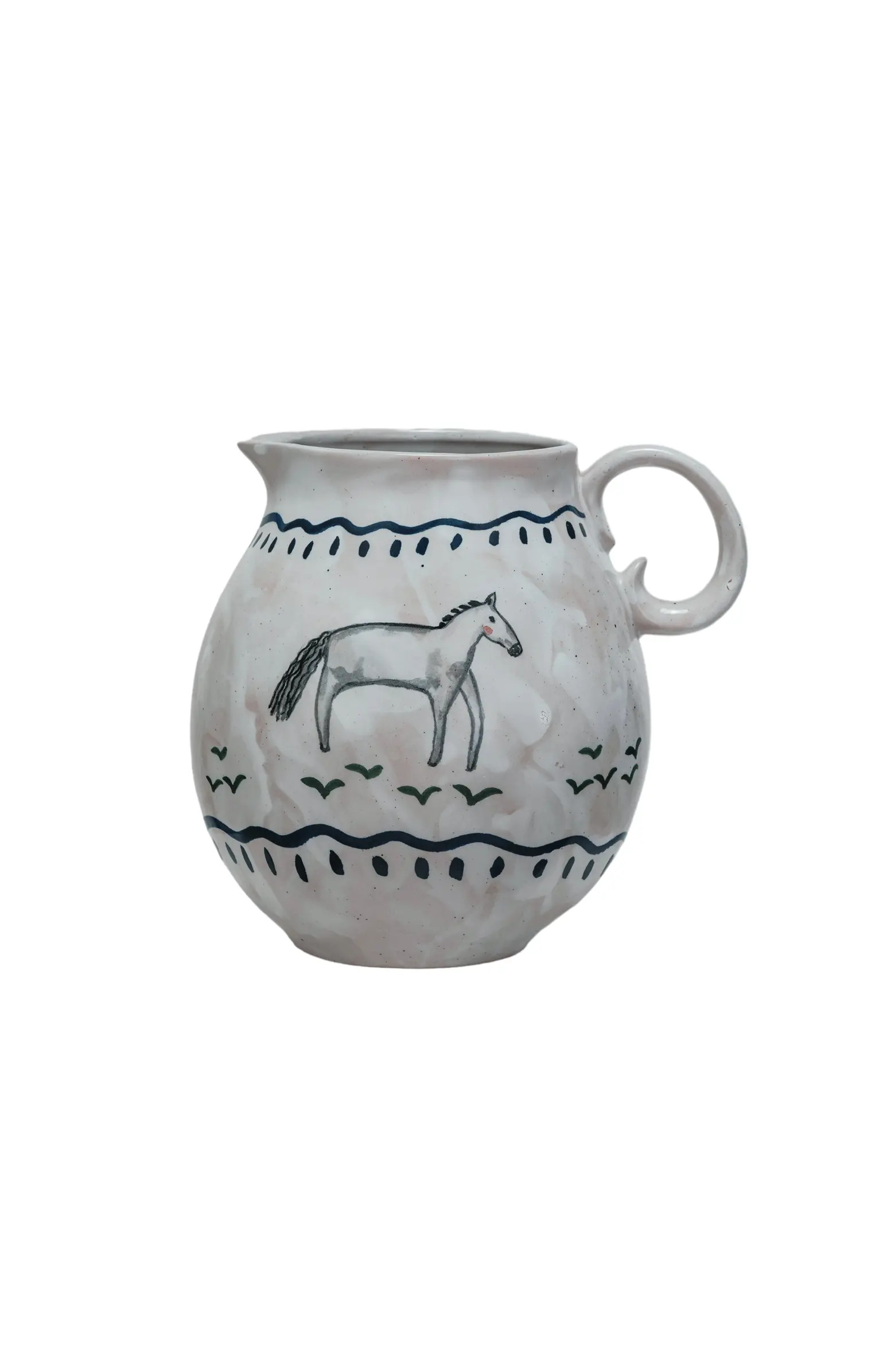 Horse Stoneware Pitcher | Nordstrom