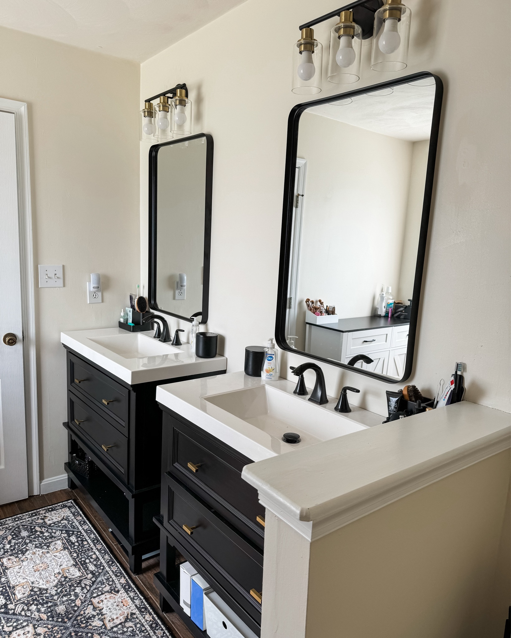 Bathroom makeover on a budget! 🖤 All on Amazon 🖤

#LTKFindsUnder50 #LTKFamily #LTKHome