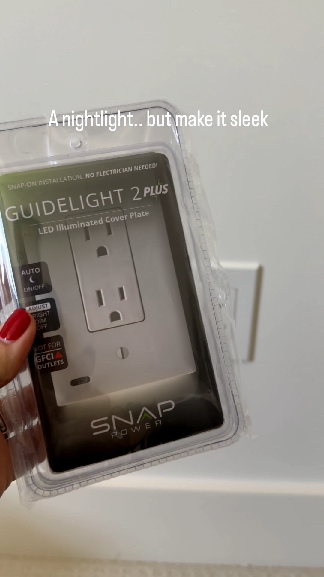 A sleek nightlight that doesn’t use your outlets.

#LTKHome