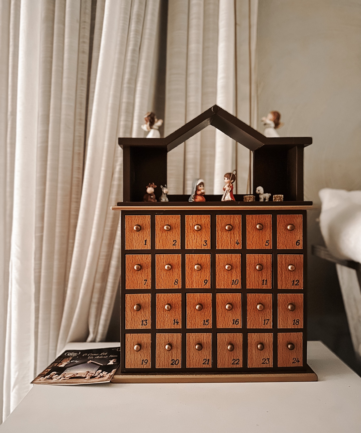 Christmas nativity countdown ✨ 
Simple, cute, and so sweet for your little ones to do each day counting down towards Christmas. Emma has been “asking” to go to bed because she wants to open a box before she falls asleep. 

#LTKSeasonal #LTKfamily #LTKHoliday