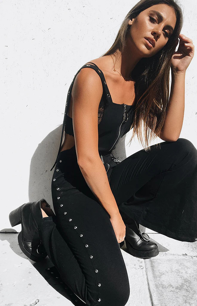 Dazed Dungarees Blackout | Beginning Boutique (AU)