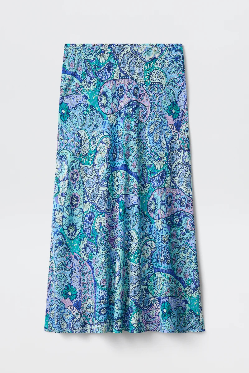Kelly - Paisley Floral Blue | Rixo