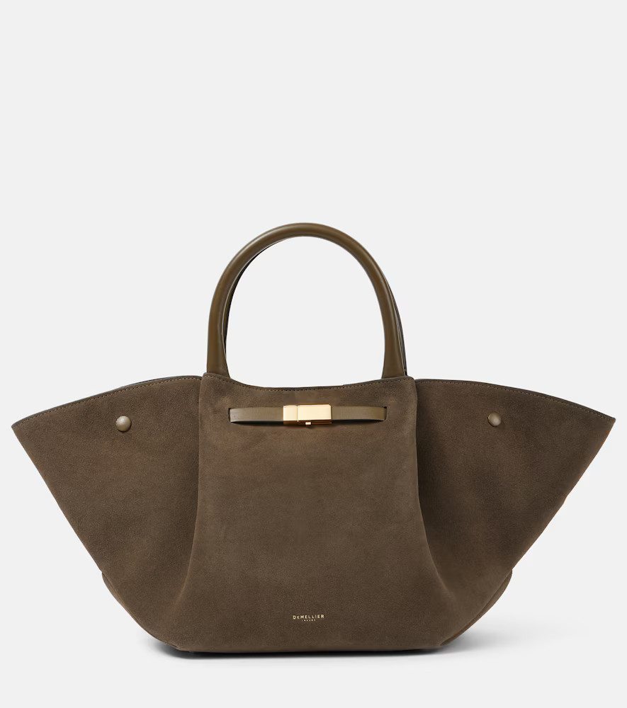 DeMellier New York Midi grained leather tote bag | Mytheresa (DACH)