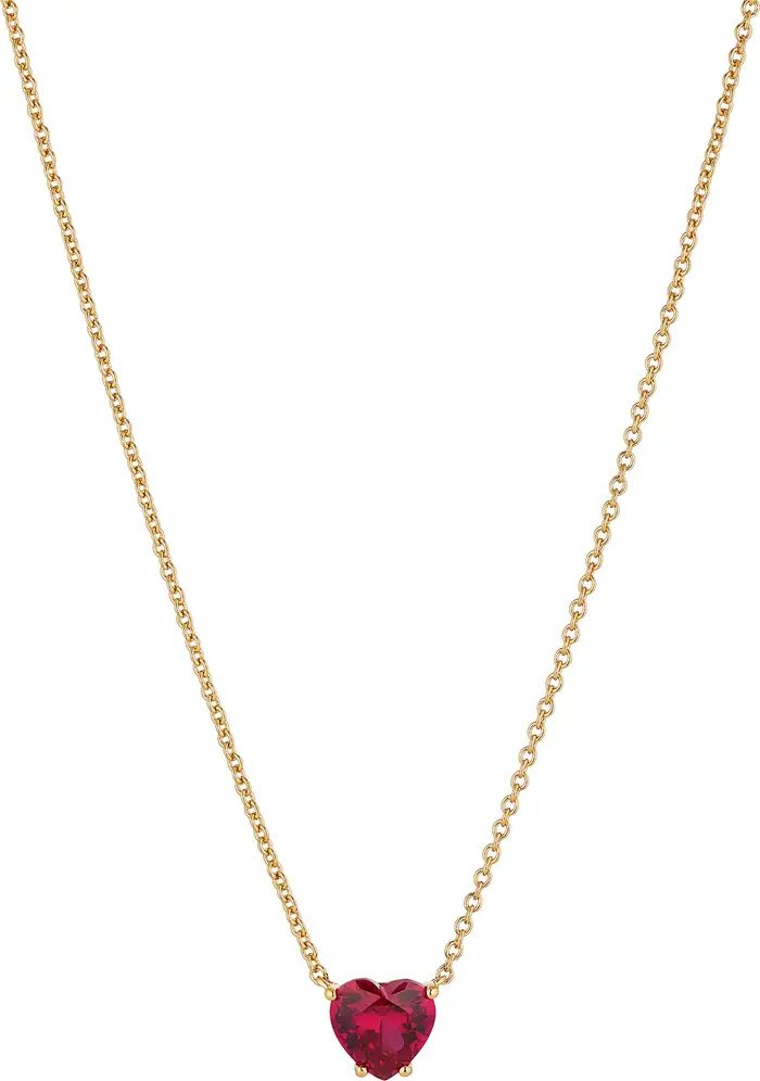 Nadri Modern Love Heart Pendant Necklace | Nordstrom | Nordstrom