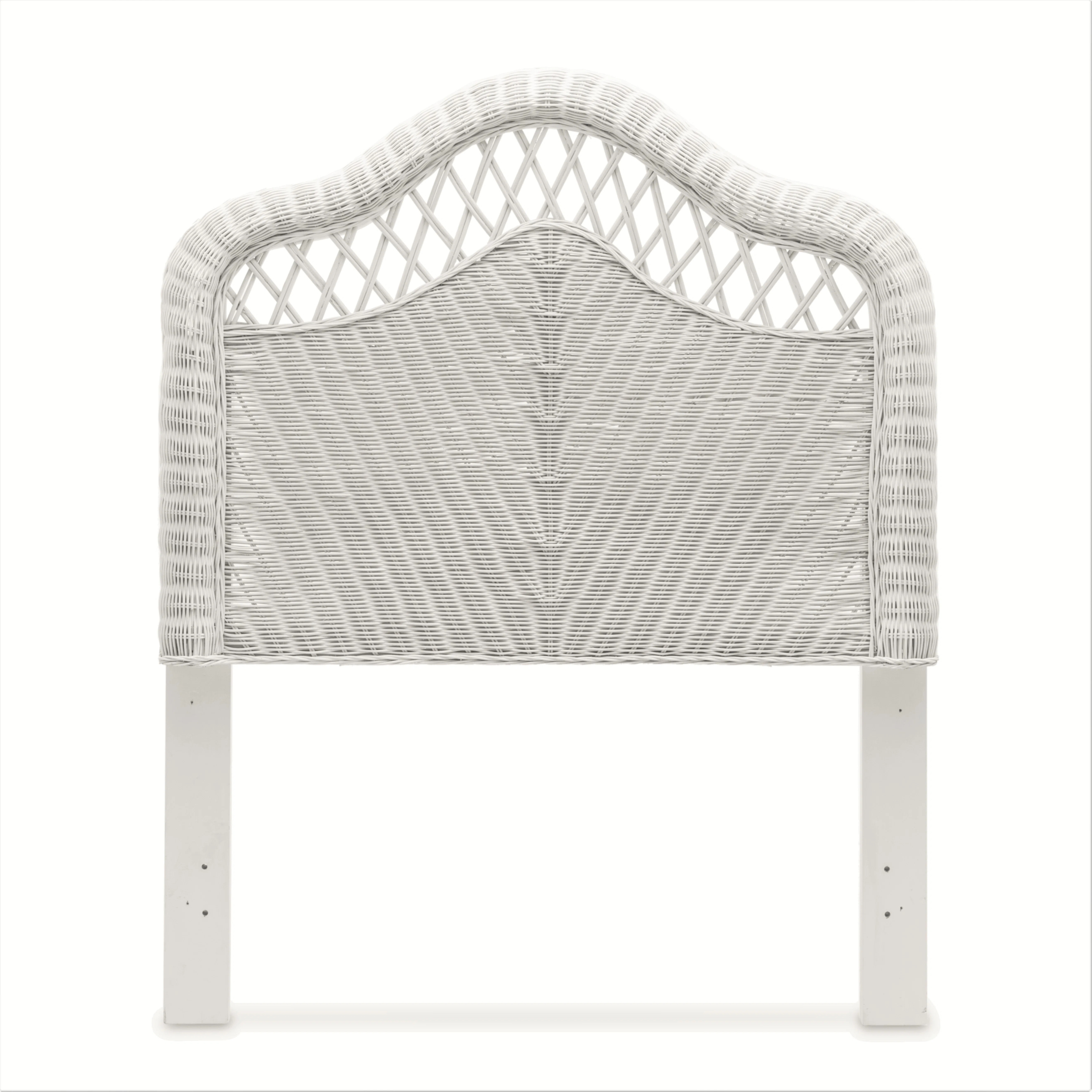 Alicia White Wicker/Rattan Hand Woven Panel Coastal Headboard - Spare Bedroom Dream | Wayfair North America