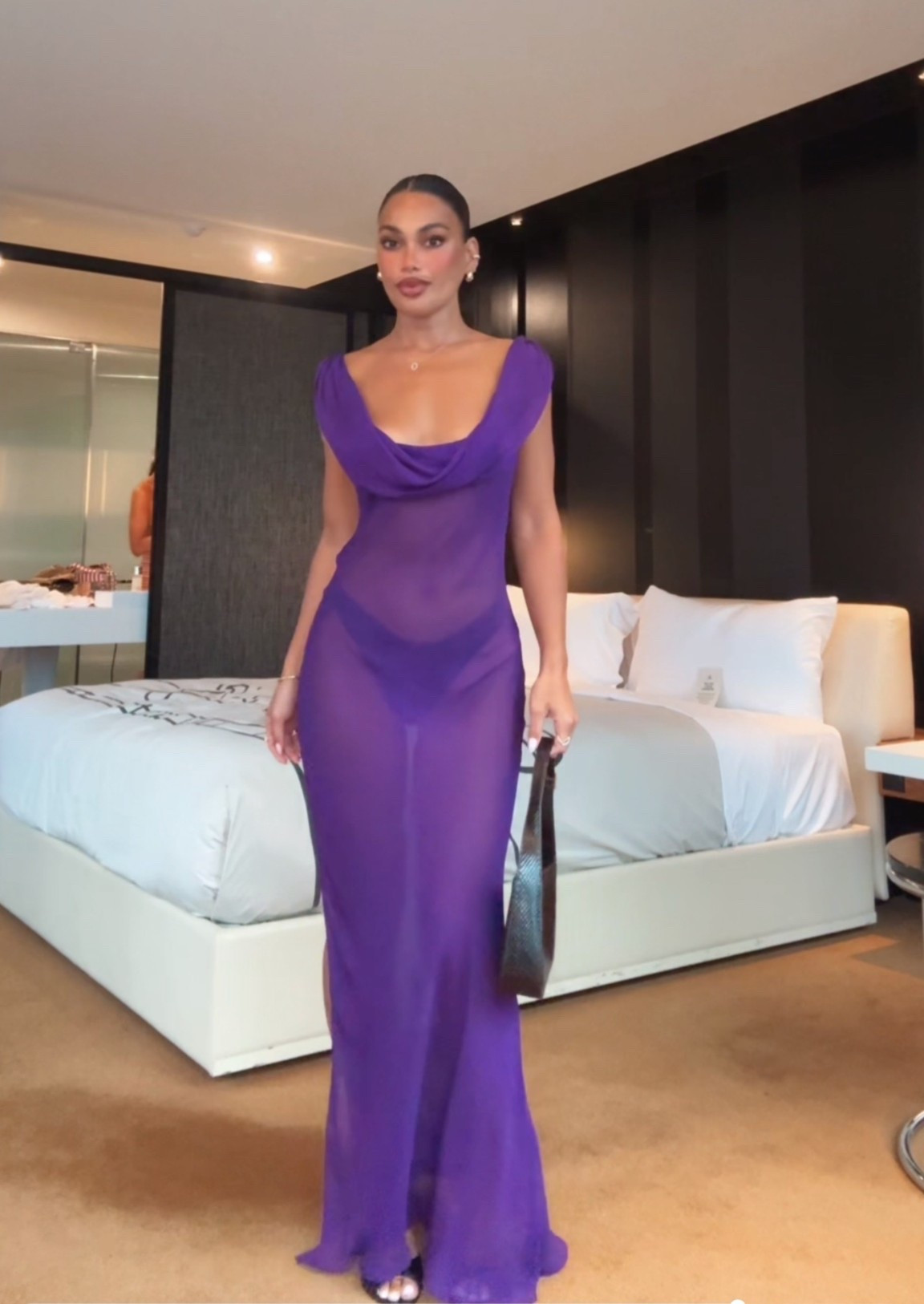 I’m wearing size XS 💜