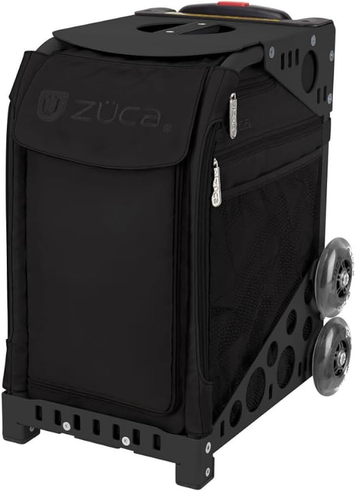 ZUCA Sport Stealth Sport Insert Bag and Black Frame with Flashing Wheels | Amazon (US)