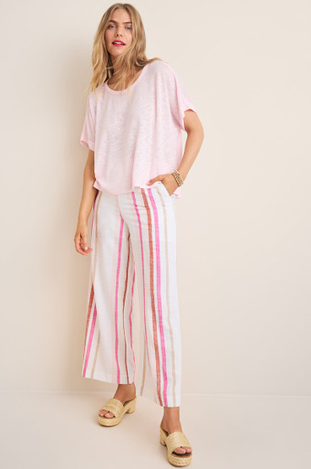 Lisa Striped Culotte Pants | Francesca's