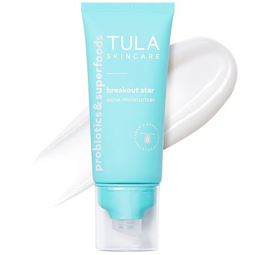 TULA Skin Care Breakout Star - Acne Moisturizer, Prevents & Treats Mild Breakouts, Brightens Marks, Soothes Skin, Contains Probiotics, Salicylic & Azelaic Acid, Niacinamide, Watermelon, 1.7 fl oz. | Amazon (US)