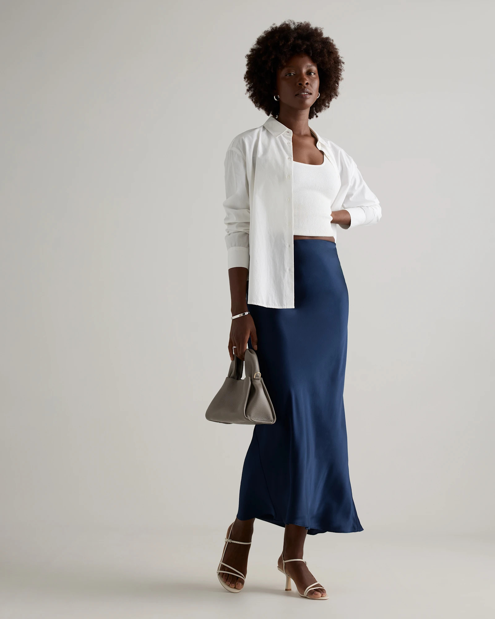 100% Washable Silk Maxi Skirt | Quince