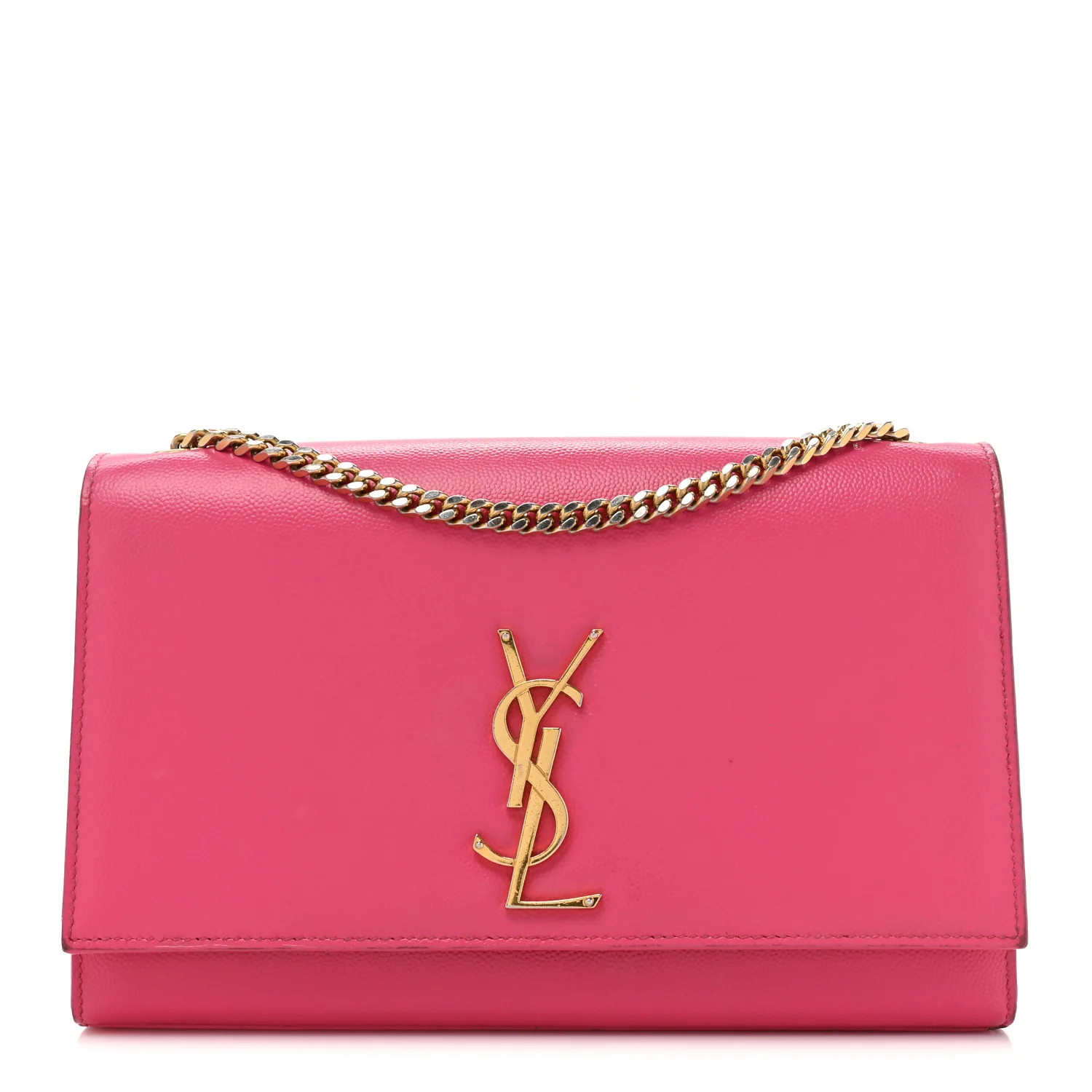 Grain De Poudre Medium Classic Monogram Kate Satchel Rose Clair | FASHIONPHILE (US)