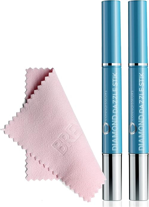 BREXONIC Connoisseurs Diamond Dazzle Stik Ring Cleaner Pen Polishing Cloth Non Toxic Gold and Jew... | Amazon (US)