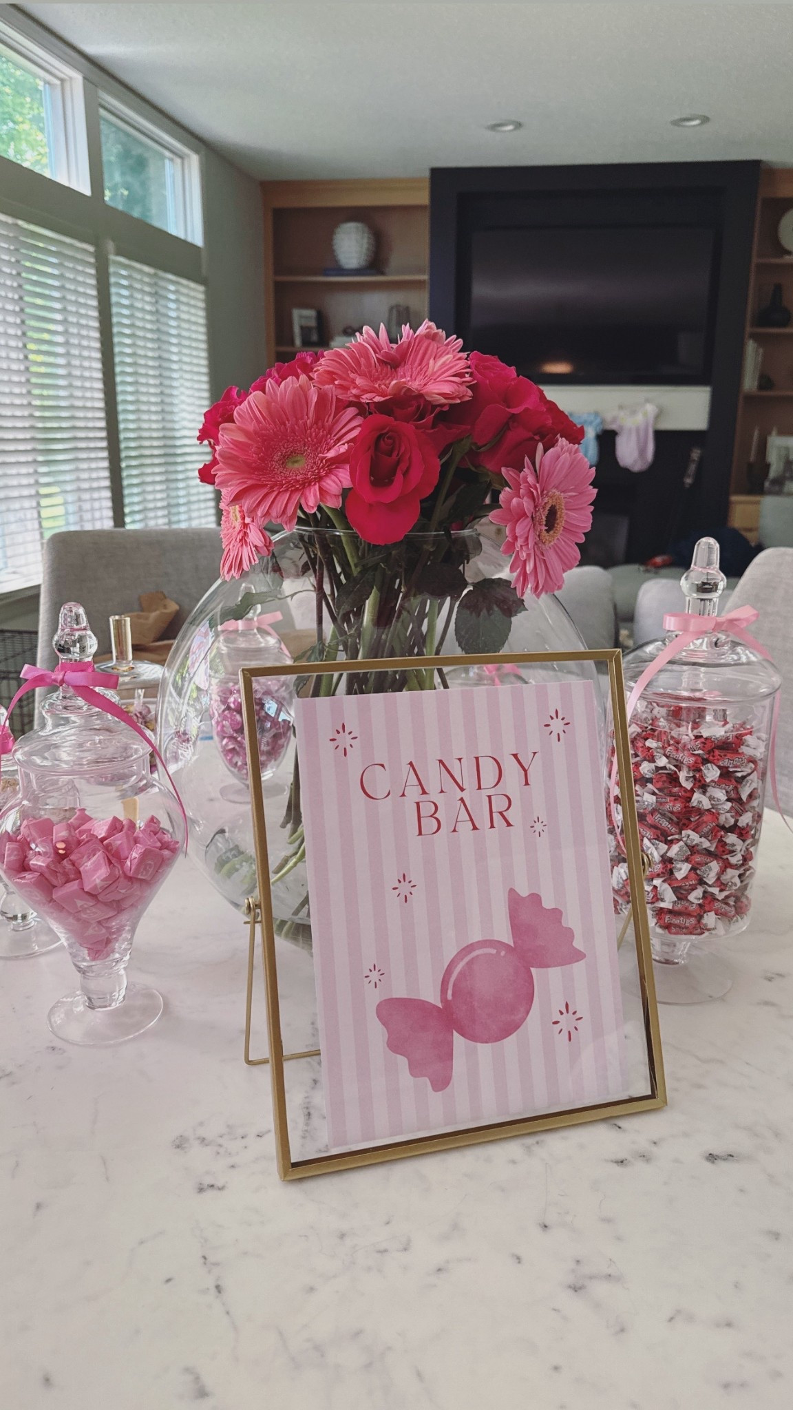 Candy Bar for Baby in Bloom Baby shower!

Pink, baby, nursery, flowers, summer, 2025, hosting 

#LTKFamily #LTKBump #LTKBaby