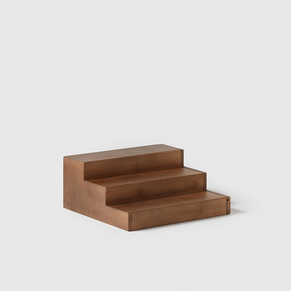 Marie Kondo Kocha Brown 3-Tier Expanding Shelf | The Container Store