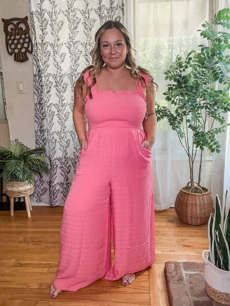AE/Aerie outfit 
Summer outfit jumpsuit size large

Summer outfit, travel style, travel outfit, resort wear, casual style, midsize mom, vacation outfit 

#LTKMidsize #LTKOver40 #LTKSaleAlert