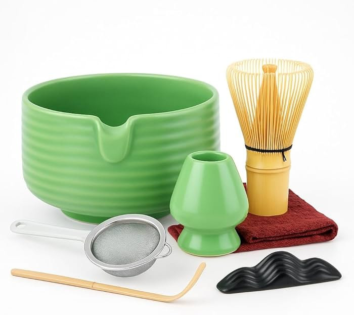 Complete Matcha Tea Set - Traditional Japanese Matcha Ceremony Kit with Bamboo Whisk & Bowl with ... | Amazon (CA)