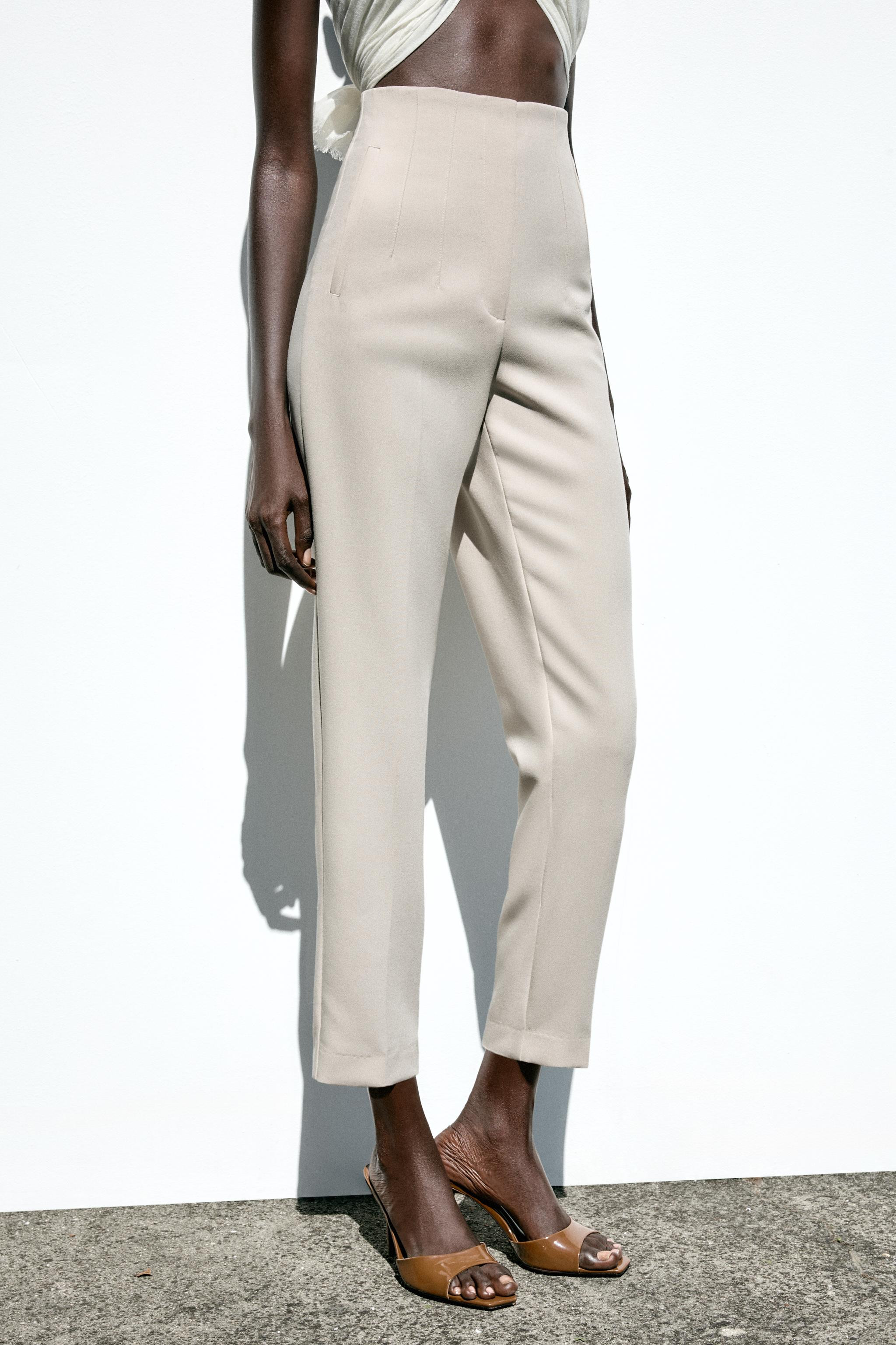 HIGH-WAIST TROUSERS | Zara UK