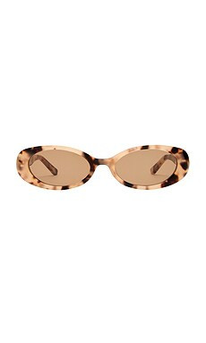 Luv Lou The Morgan Sunglasses in Cream Tort & Brown Mono from Revolve.com | Revolve Clothing (Global)