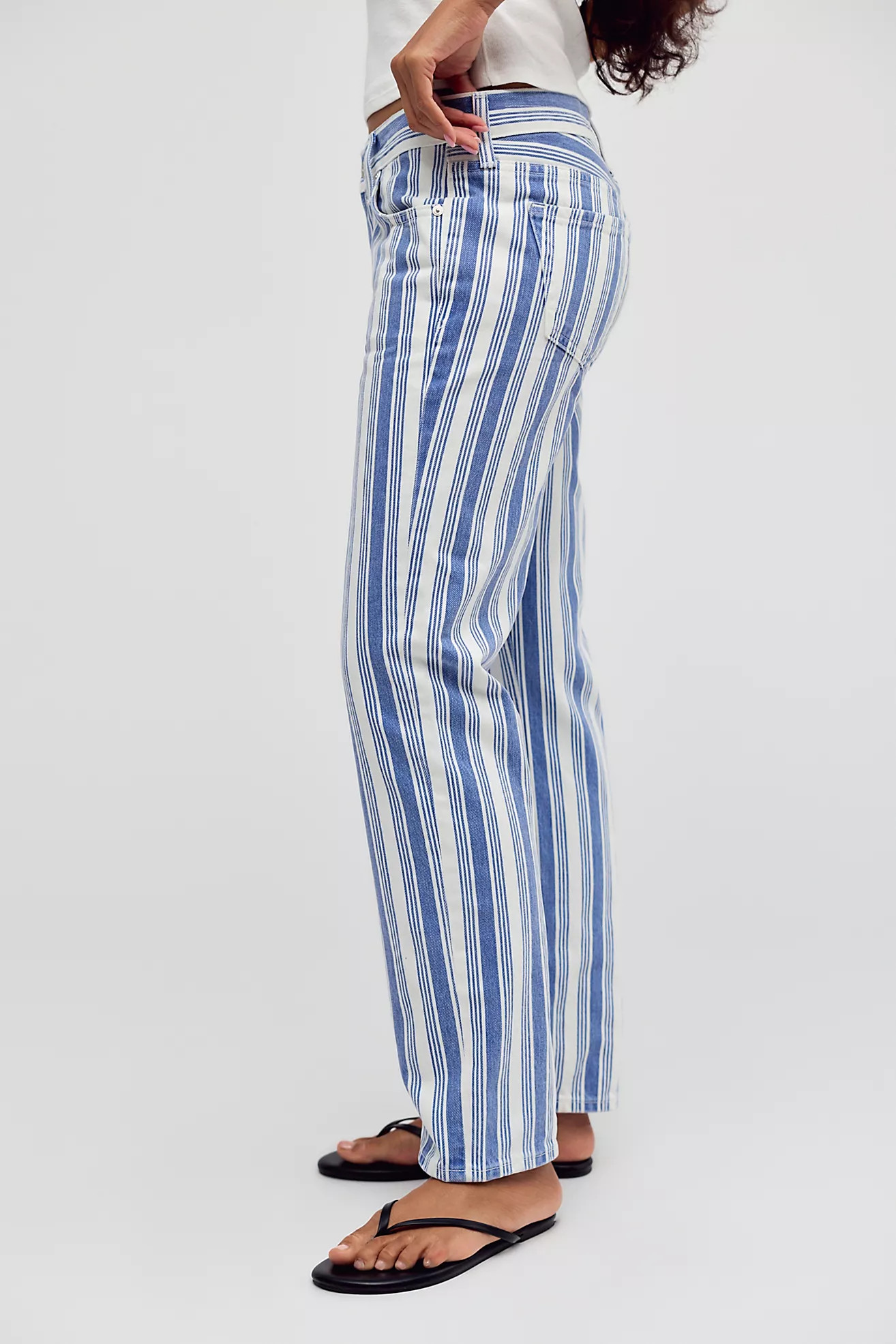 Citizens Of Humanity Anissa Striped Straight Leg Jeans | Free People (UK)