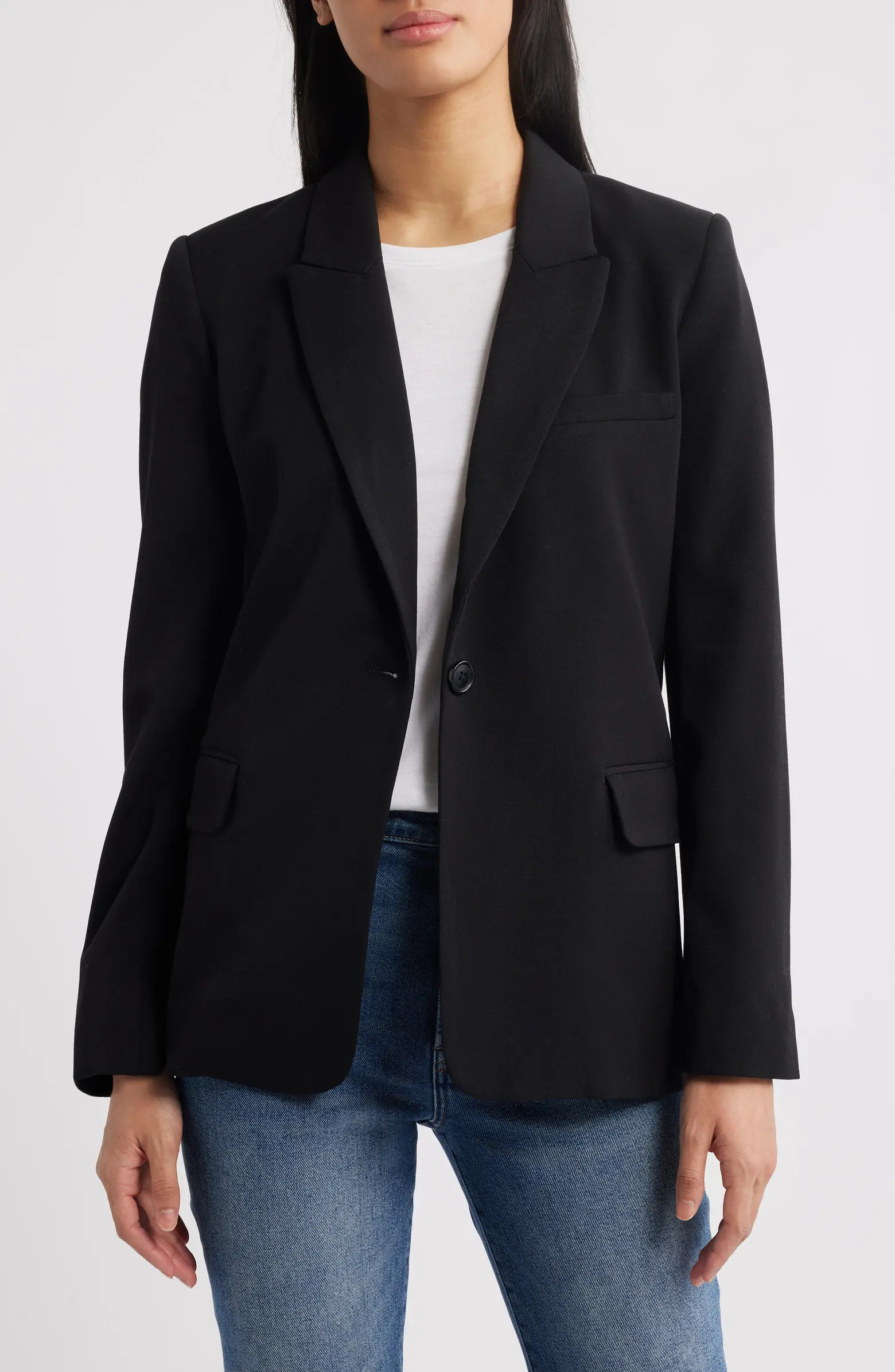 Single Button Relaxed Blazer | Nordstrom