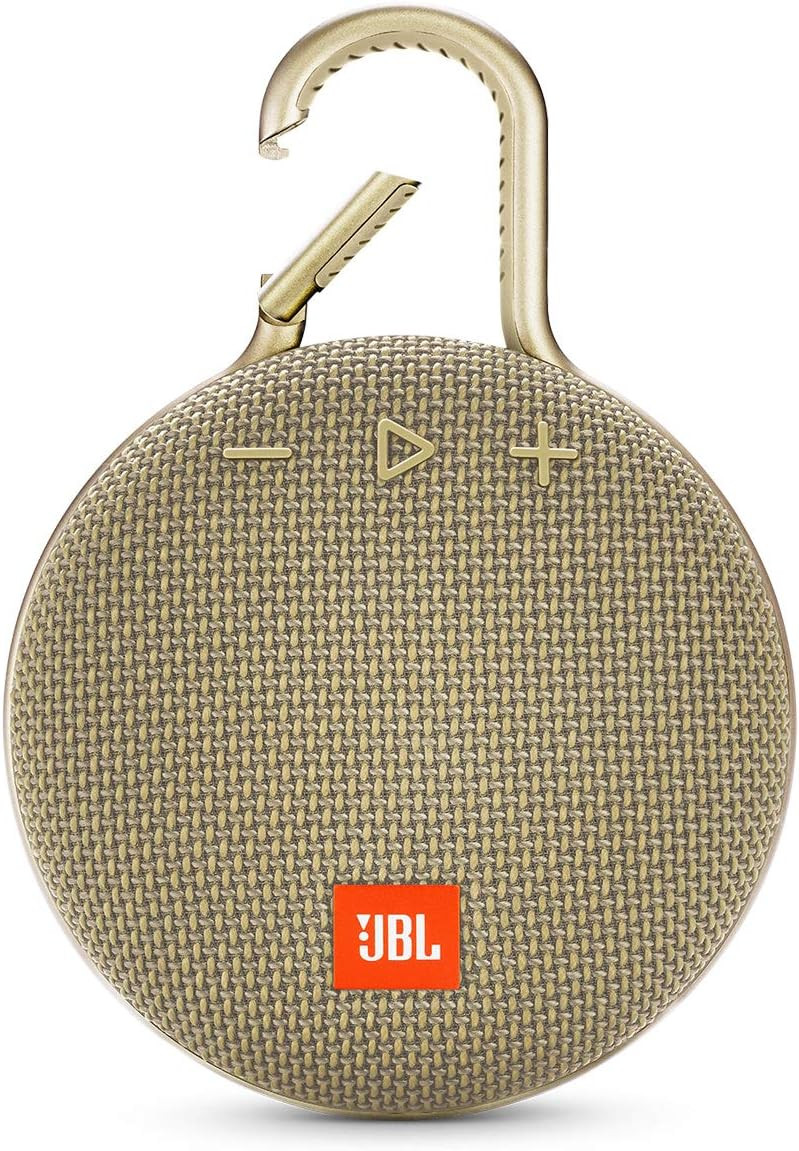 JBL Clip 3, Desert Sand - Waterproof, Durable &amp; Portable Bluetooth Speaker - Up to 10 Hours of Pl... | Amazon (US)