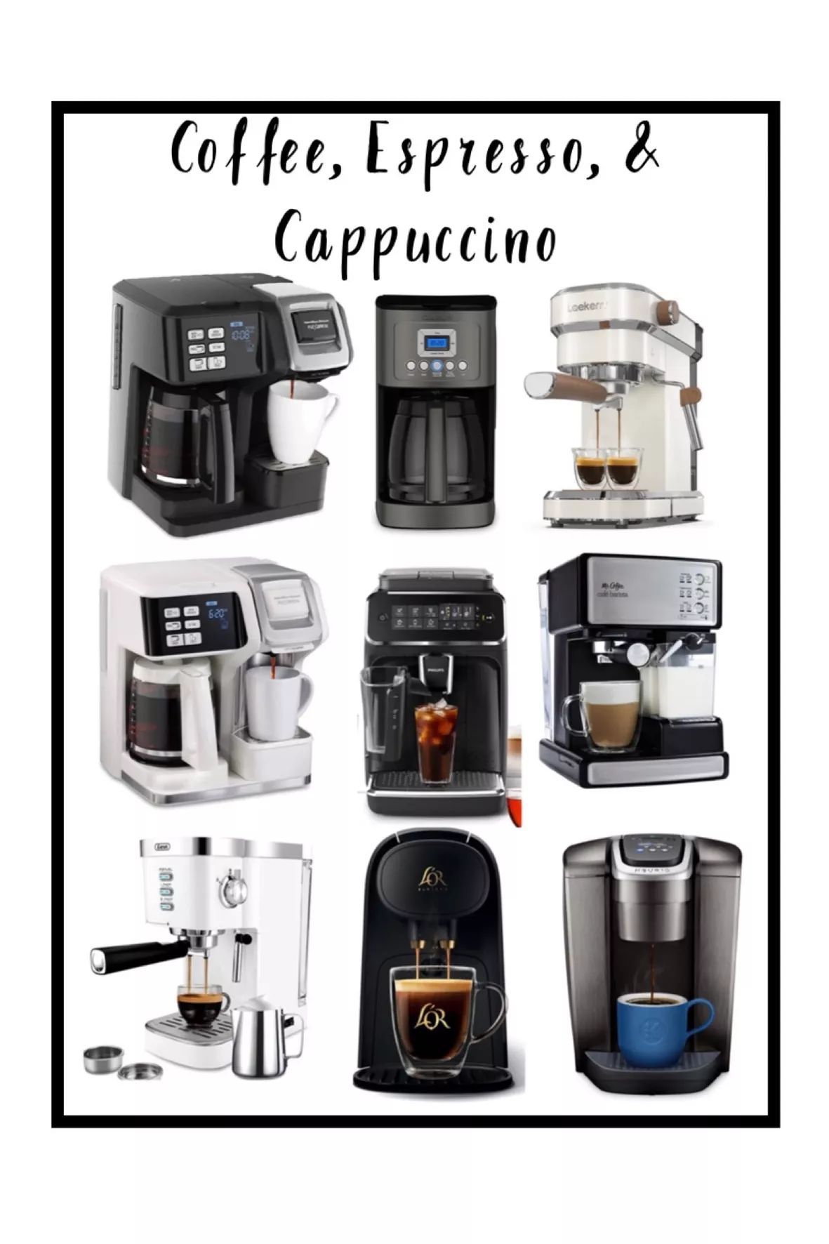 Laekerrt Espresso Machine, 20 Bar Coffee Maker CMEP01 with