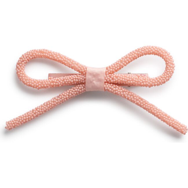 Sprinkle Pearl Bow Clip, Ballet Slipper | Maisonette