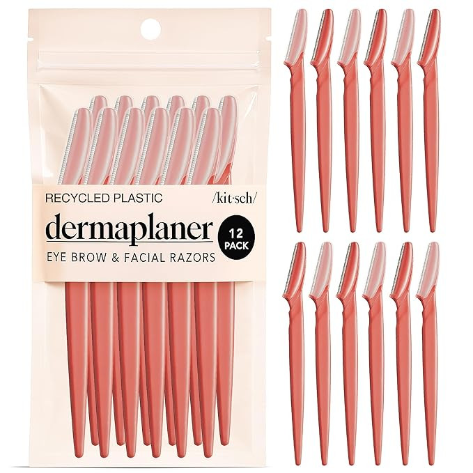 Kitsch Dermaplane Razor for Women Face – Face Razors for Women & Men, Eyebrow Trimmer & Face Sh... | Amazon (US)