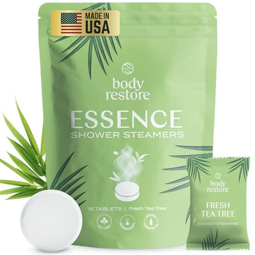 Body Restore Shower Steamers Aromatherapy 15 Pack - Christmas Gifts for Women, Stocking Stuffers, Birthday Gifts for Mom, White Elephant Gift, Travel Essentials, Self Care - Essence | Amazon (US)
