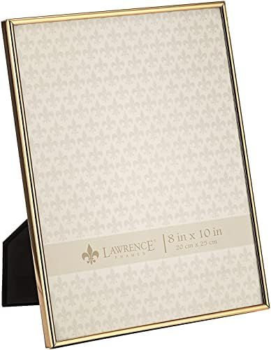 Lawrence Frames 670080 8x10 Simply Gold Metal Picture Frame | Amazon (US)