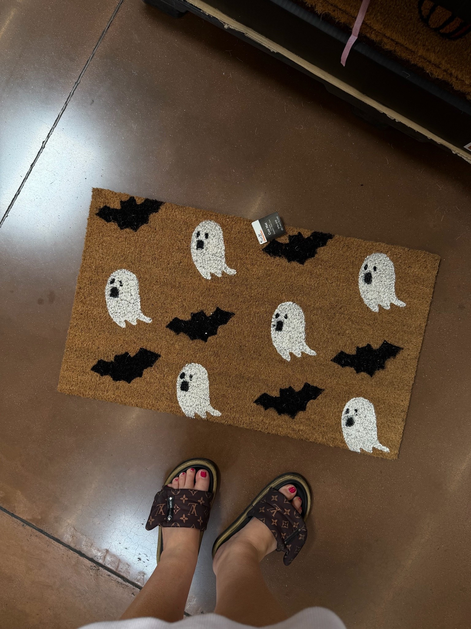 $10 halloween door mat 🦇