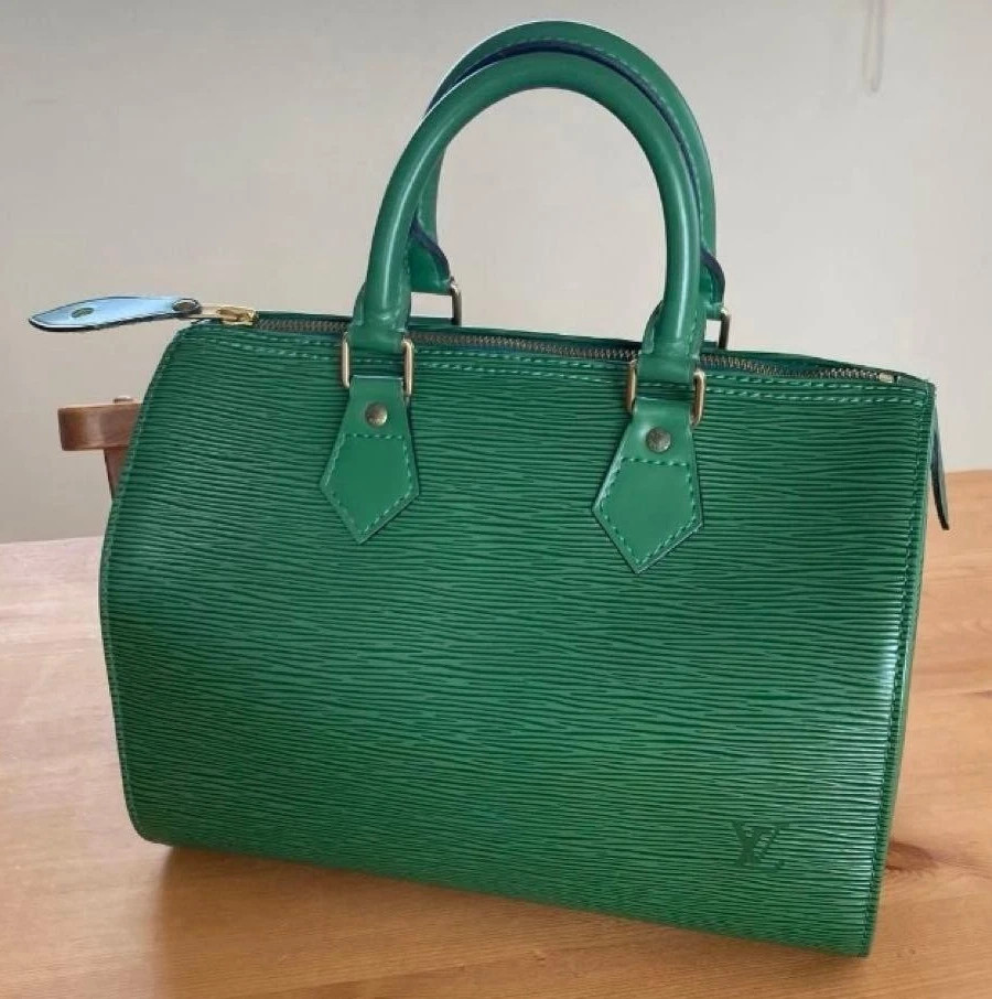 Good Auth LOUIS VUITTON M43014 Epi Speedy 25 Handbag Green LV F/S | eBay | eBay US