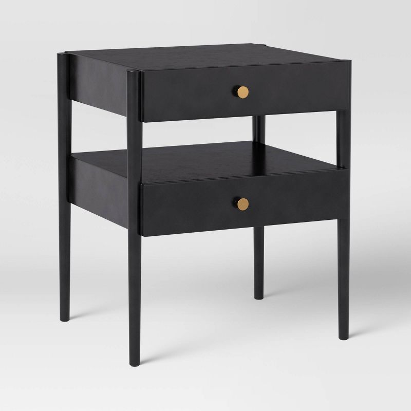 2 Drawer Nightstand Charcoal Gray - Project 62™ | Target