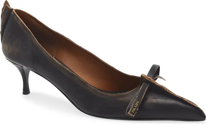 Exposed Seam Kitten Heel Pump (Women) | Nordstrom