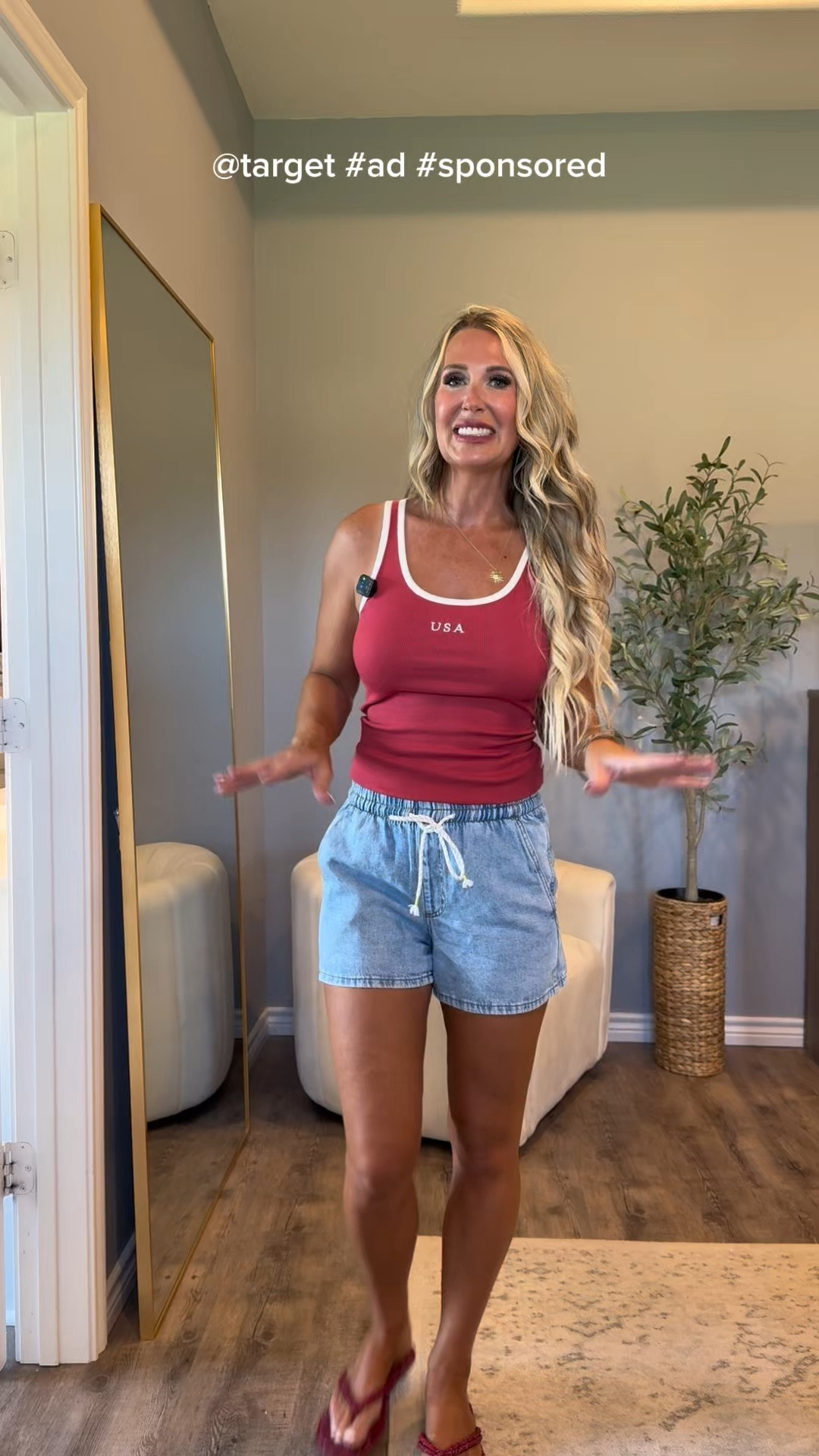 Wearing a size 4 in the shorts and extra small in the top 

@target #ad #sponsored

Target basics have never been this good! 🇺🇸 ❤️🤍💙✨
.
.
.
.
.

Target finds, Target style, Target fashion, Target haul, Target outfit ideas, summer outfits, summer fashion, casual outfit, everyday style, affordable fashion, mom style, 4th of July outfit, red white and blue outfit, patriotic outfit, summer basics, closet staples #TargetStyle #TargetFinds #TargetFashion #SummerOutfits #AffordableFashion

#LTKootd #LTKSeasonal #LTKSaleAlert